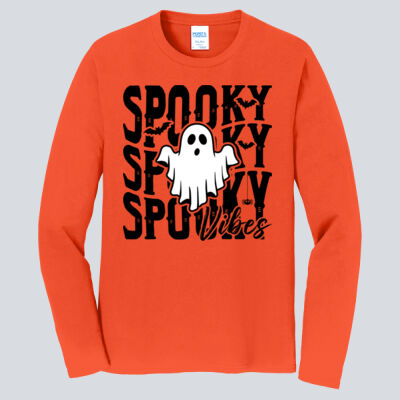 Adult Long Sleeve Shirt - Fall - Scary Ghost  Thumbnail