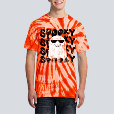 Adult Tie-Dye T-Shirt - Fall - Cool Ghost Thumbnail