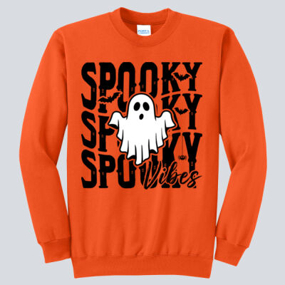 Adult Crewneck - Fall - Scary Ghost  Thumbnail