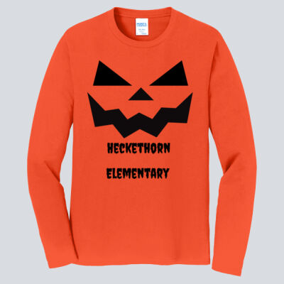 Adult Long Sleeve Shirt - Fall - Jacko Lantern Black Thumbnail