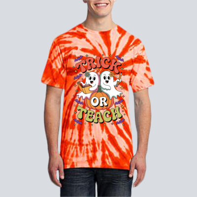 Adult Tie-Dye T-Shirt - Fall - Trick or Teach  Thumbnail