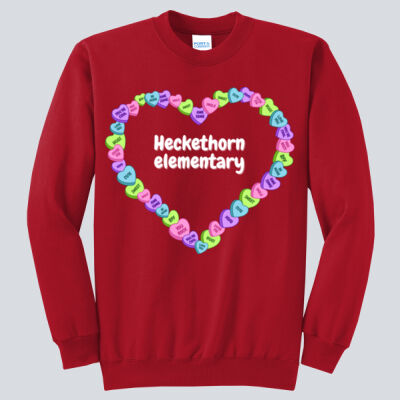 Adult Crewneck - Spring Holidays - Candy Hearts Thumbnail