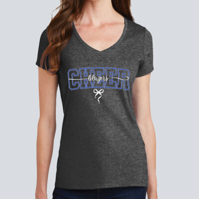 Women's V Neck Tee - Cheer Thumbnail